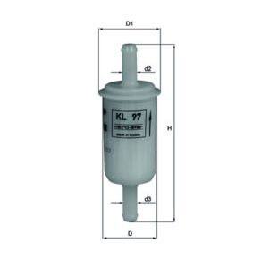 Kuro filtras MAHLE KL97OF
