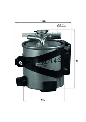 Kütusefilter MAHLE KLH44/22