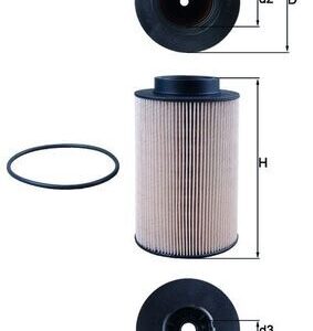 Kuro filtras MAHLE KX191/1D