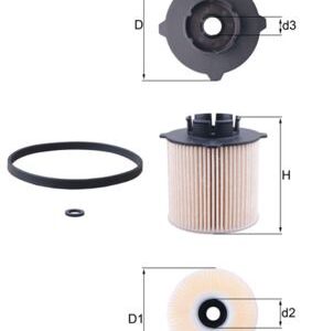 Kuro filtras MAHLE KX265D