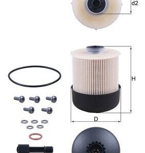 Kuro filtras MAHLE KX338/28D