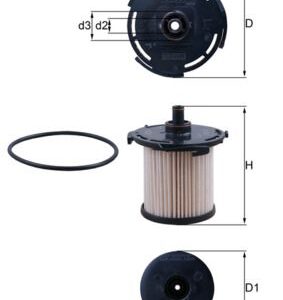 Kuro filtras MAHLE KX387D