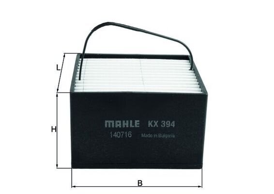 Kuro filtras MAHLE KX394