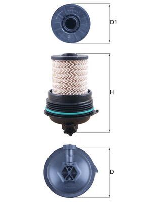 Kütusefilter MAHLE KX480