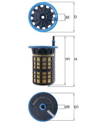 Kütusefilter MAHLE KX515