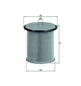 Kuro filtras MAHLE KX74