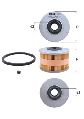 Kütusefilter MAHLE KX79D