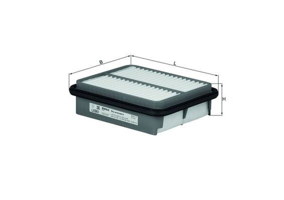 Oro filtras MAHLE LX861
