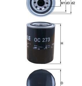 Alyvos filtras MAHLE OC273