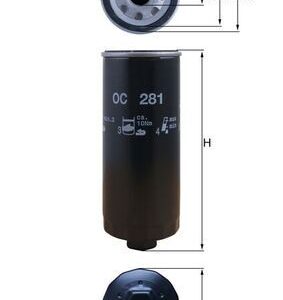 Oil filter MAHLE OC281