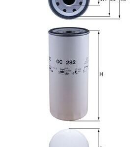 Alyvos filtras MAHLE OC282
