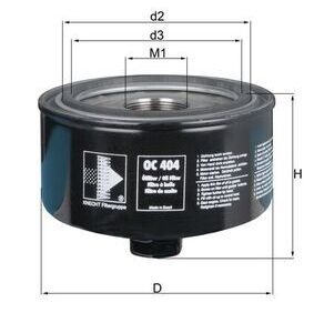 Õlifilter MAHLE OC404