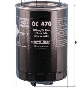 Alyvos filtras MAHLE OC470