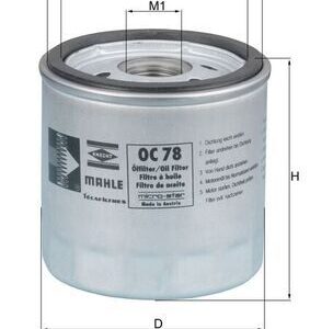 Õlifilter MAHLE OC78