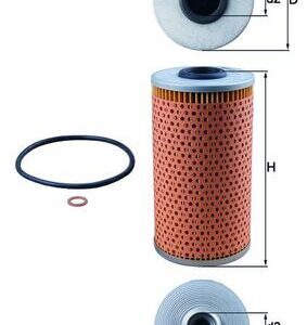 Alyvos filtras MAHLE OX103D