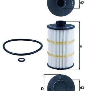 Alyvos filtras MAHLE OX1123D
