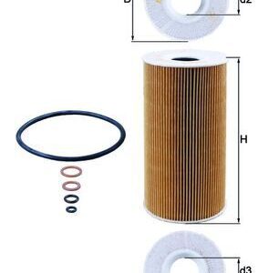 Alyvos filtras MAHLE OX126D