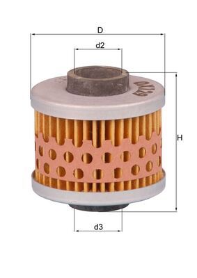 Õlifilter MAHLE OX129