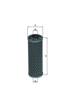 Alyvos filtras MAHLE OX35