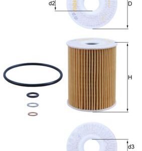 Alyvos filtras MAHLE OX355/3D