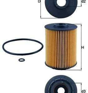 Alyvos filtras MAHLE OX356D