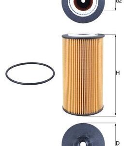 Alyvos filtras MAHLE OX358D