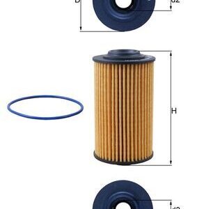 Alyvos filtras MAHLE OX399D