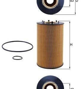 Alyvos filtras MAHLE OX435D