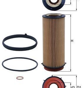 Alyvos filtras MAHLE OX560D