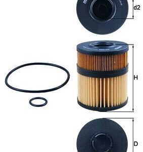 Alyvos filtras MAHLE OX563D