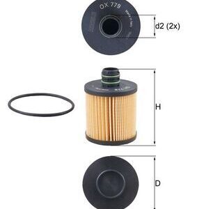 Alyvos filtras MAHLE OX779D