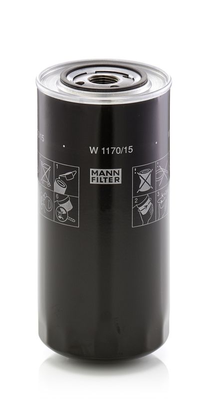 Масляный фильтр MANN-FILTER W1170/15