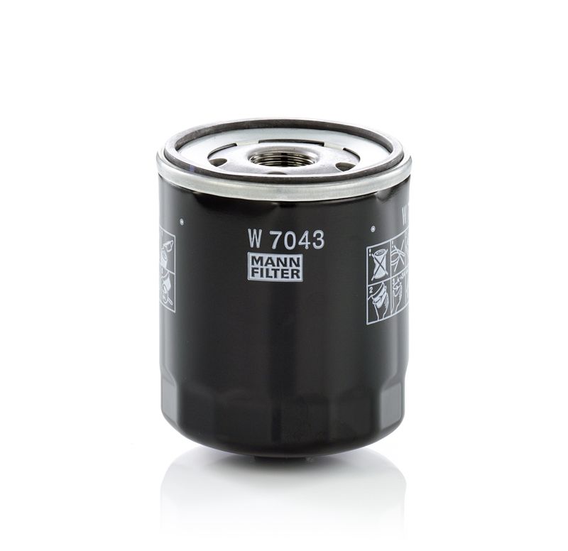 Eļļas filtrs MANN-FILTER W7043
