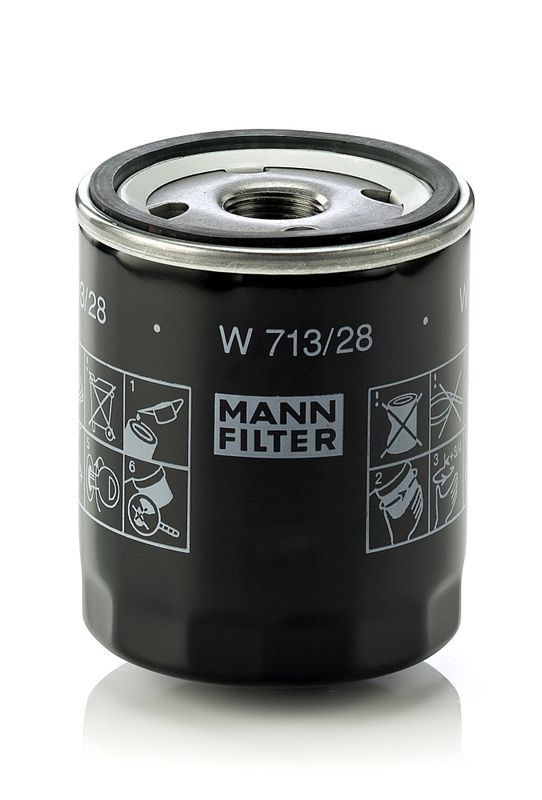 Alyvos filtras MANN-FILTER W713/28