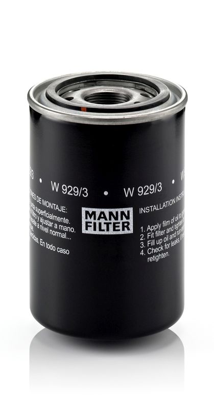 Alyvos filtras MANN-FILTER W929/3
