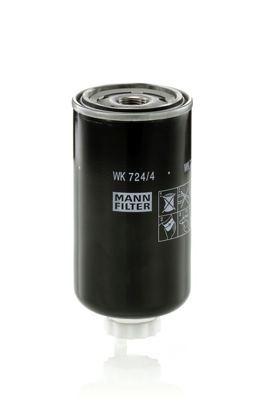 Топливный фильтр MANN-FILTER WK724/4