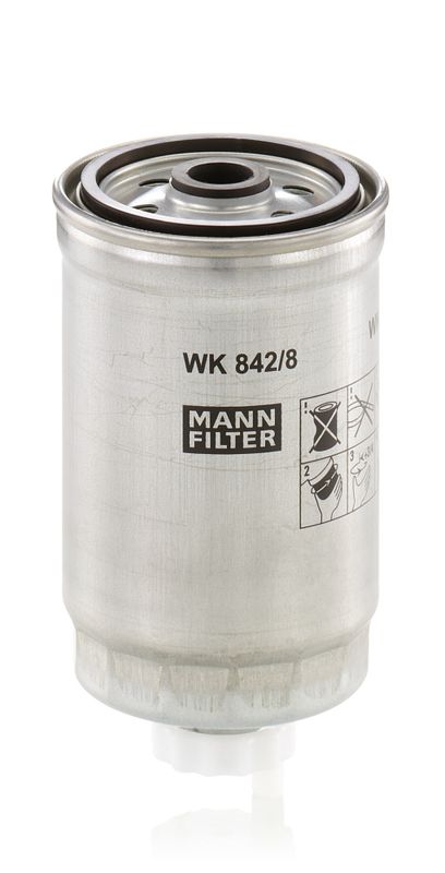 Degvielas filtrs MANN-FILTER WK842/8