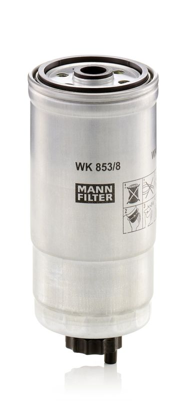 Degvielas filtrs MANN-FILTER WK853/8
