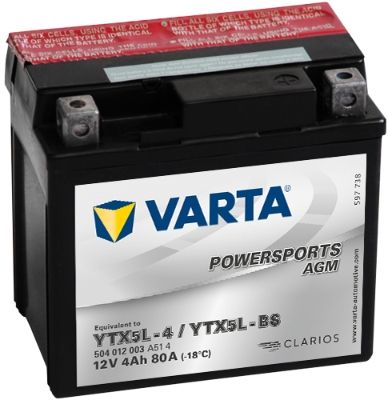 VARTA 504012008I314 Starterio akumuliatorius