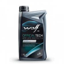 Automatinės pavarų dėžės alyva WOLF OFFICIALTECH ATF LIFE PROTECT 8 1L