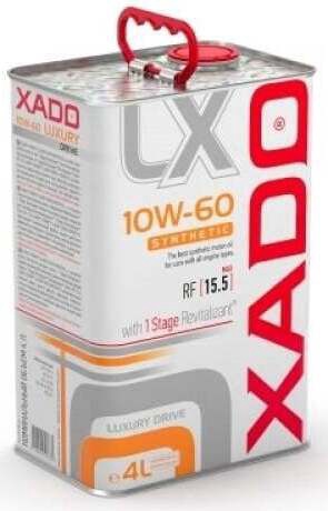 Motor oil XADO Luxury Drive 10W - 60, synthetic, for passenger cars, 4 l