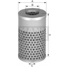 Hidraulinis filtras, sistema MANN-FILTER H 617 n