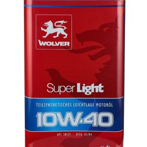Wolver Super Light pusiau sintetinė variklinė alyva, 10W-40, 4L