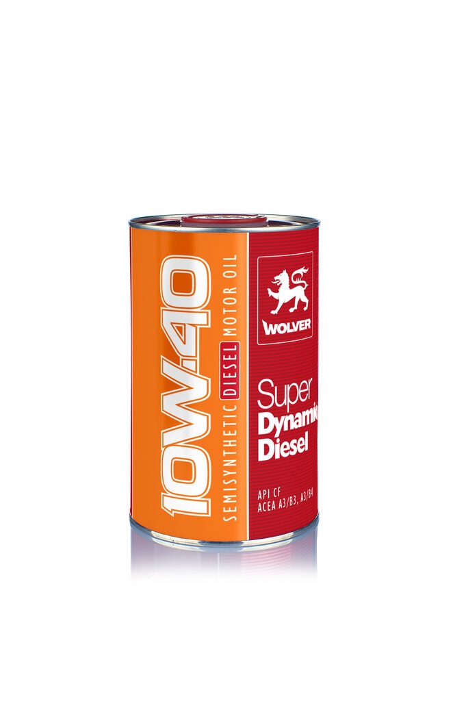 Wolver Super Dynamic Diesel — полусинтетическое моторное масло, 10W-40, 1 л