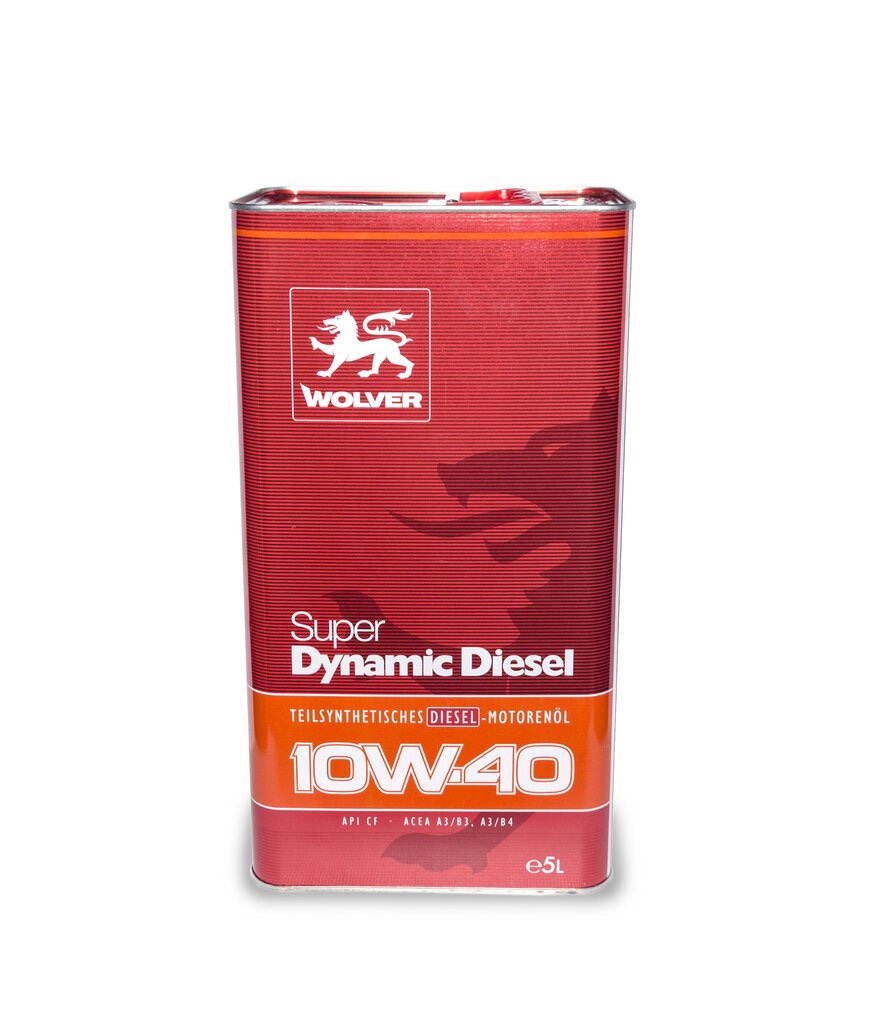 Wolver Super Dynamic Diesel pusiau sintetinė variklinė alyva, 10W-40, 5L