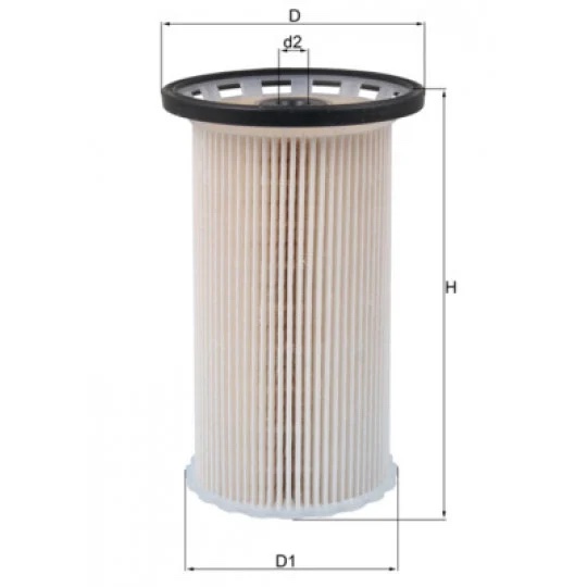 Kuro filtras MAHLE ORIGINAL KX 386 - Pilt 2