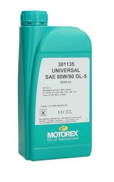 Motorex Масло трансмиссионное универсальное 80W90, 1 л
