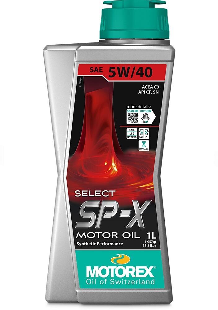 Motorex Select SP-X 5W40 õli, 1L