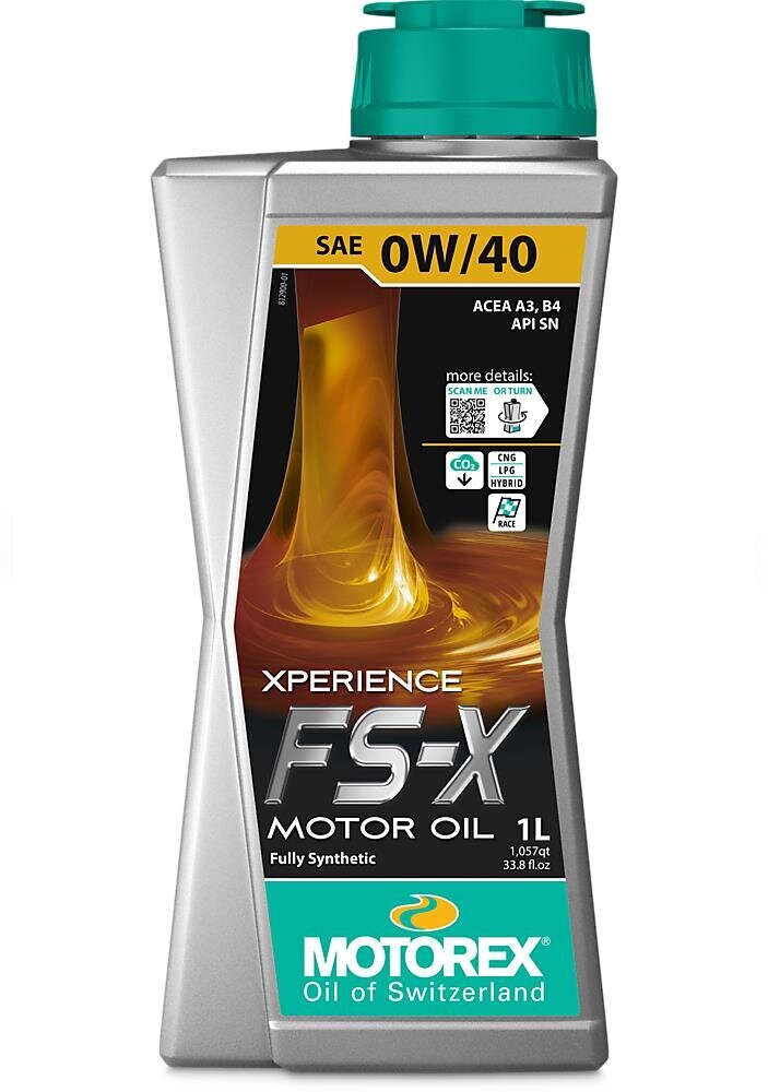 Масло Motorex Xperience FS-X 0W40, 1 л