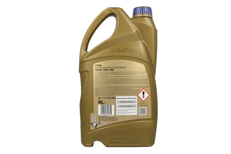 Alyva Ravenol Cleansynto SAE 0W-30, 4 L - Image 2